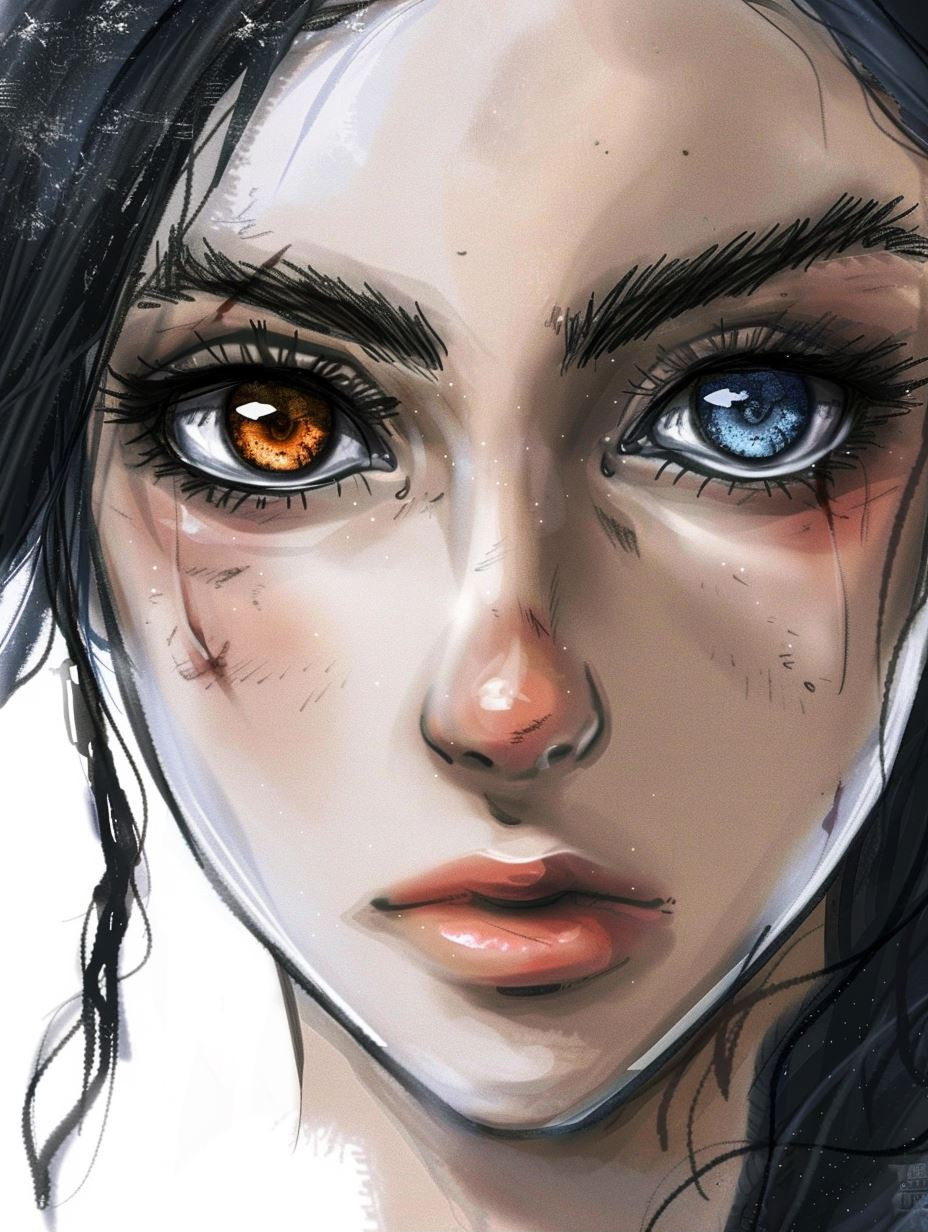 Mystic Gazes: Digital Portrait Studies - Image 2