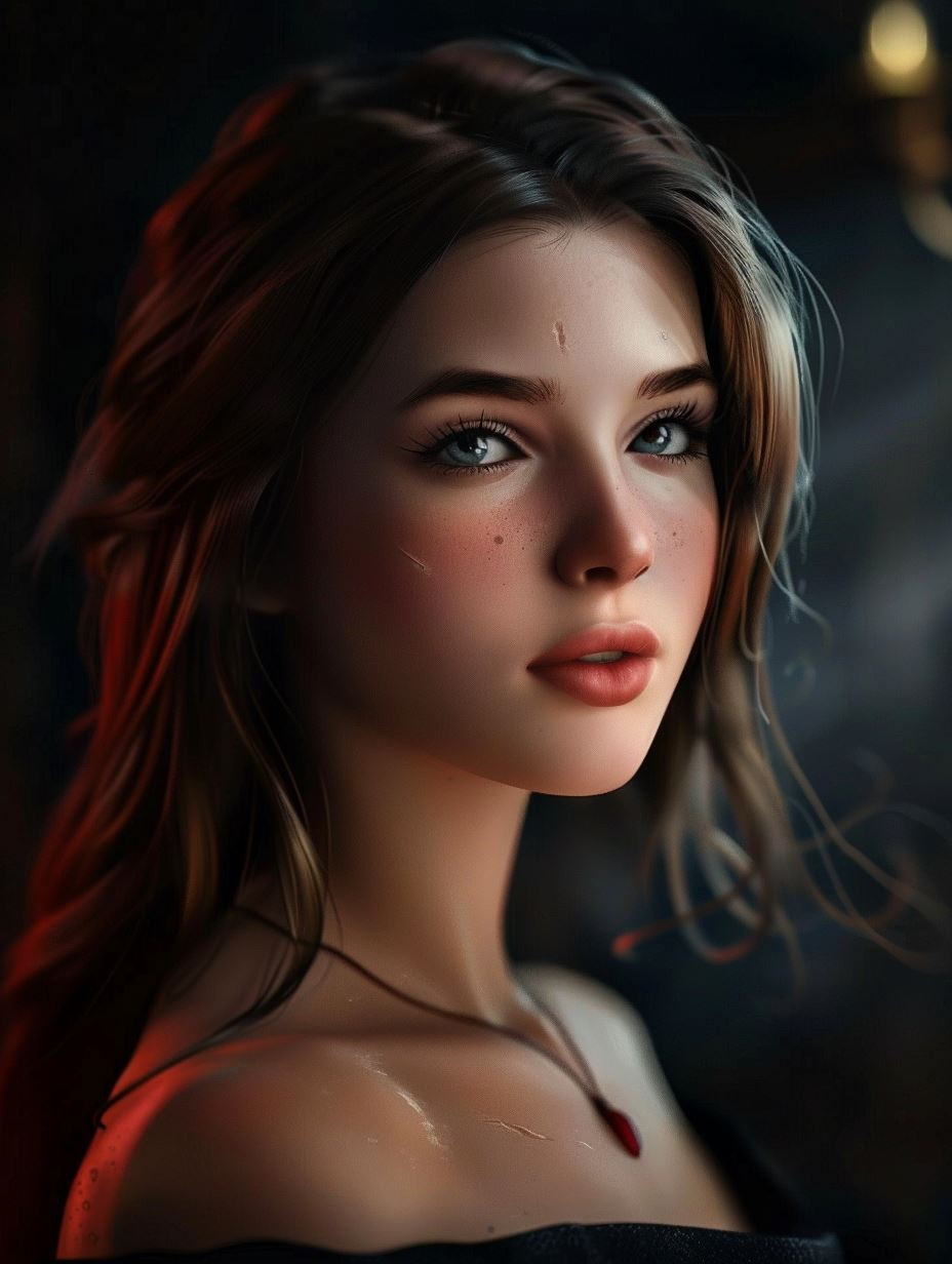 Ethereal Glow Cinematic Portrait