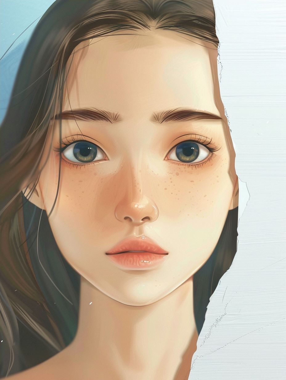 Ethereal Glow Digital Portrait - Image 4