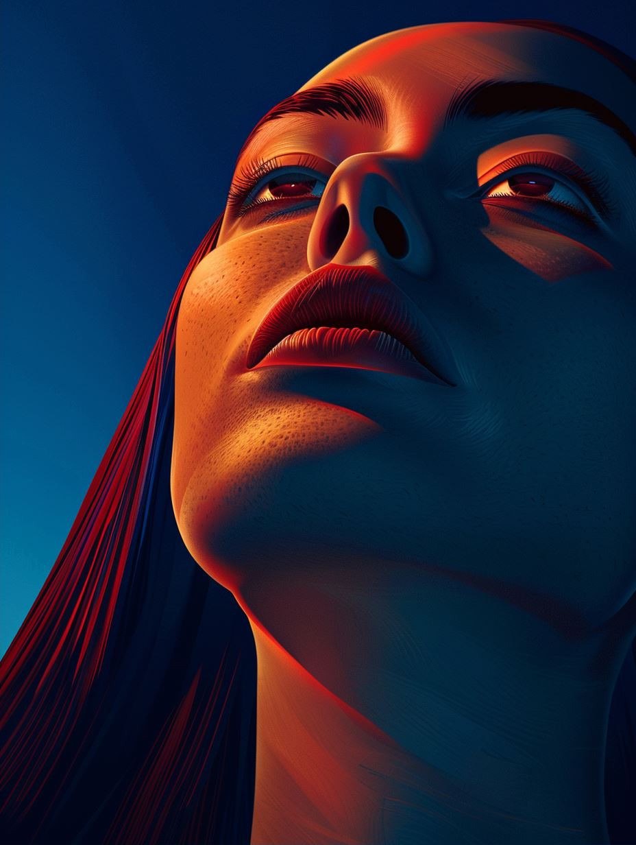 Neon Dreams: A Study in Contrast - Image 2