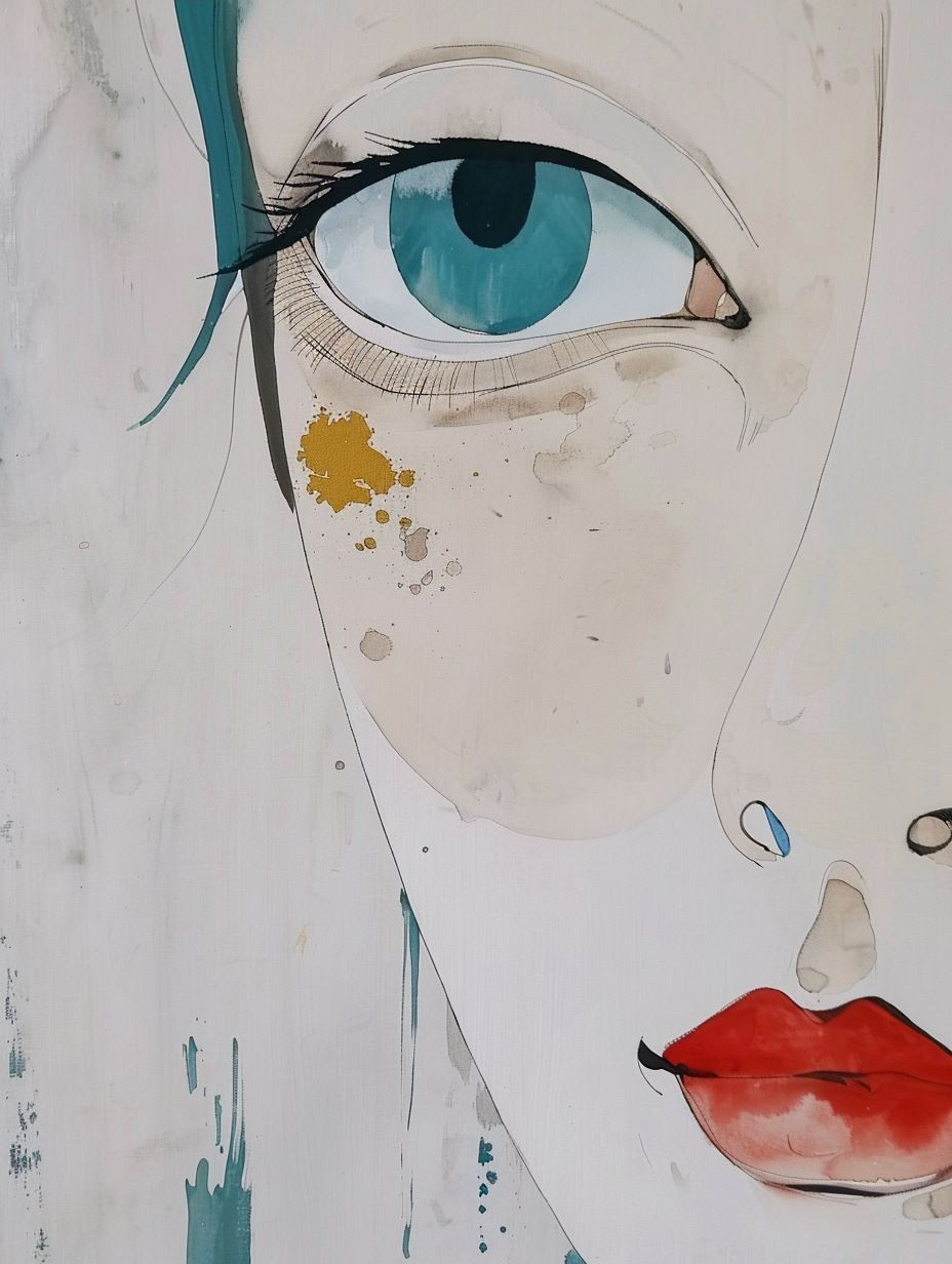 Minimalist Ink Fashion Illustration - Image 4