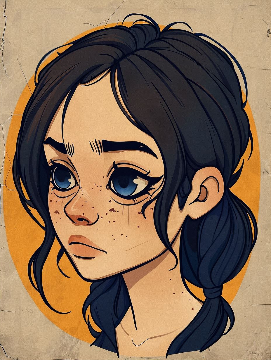 Diverse Stylized Female Character Portraits - Image 2
