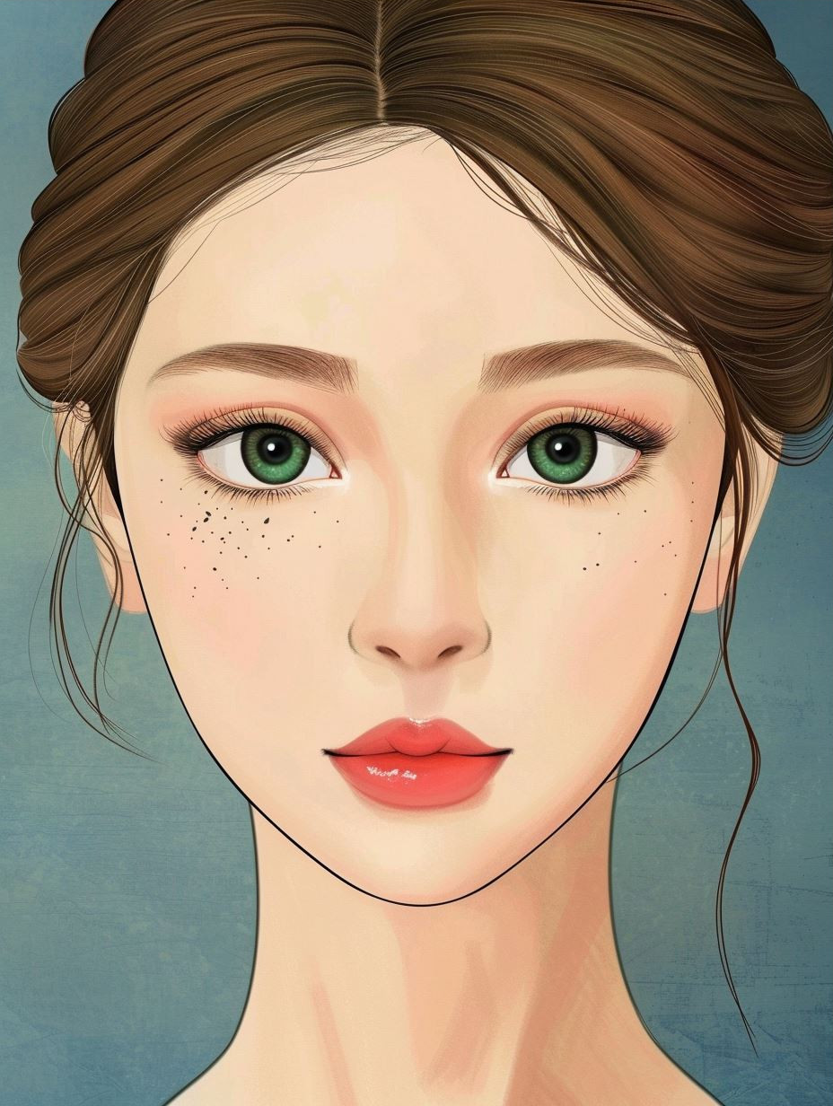 Ethereal Gazes: A Digital Portrait Study - Image 3