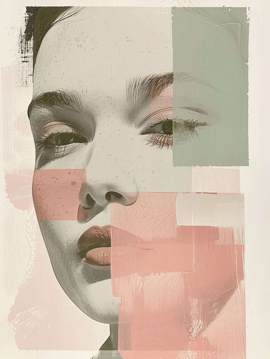 Abstract Geometric Portrait Collage - Image 3