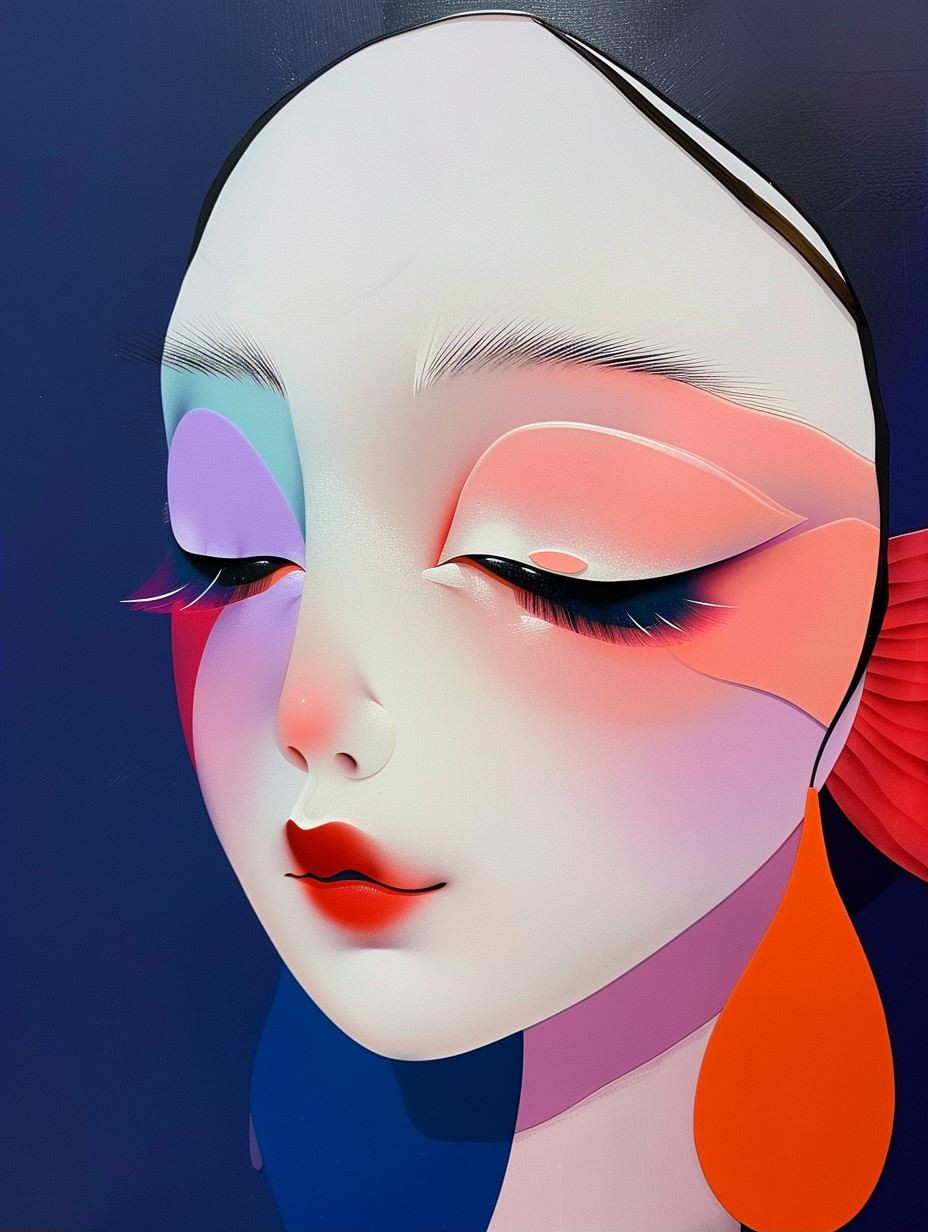 Ethereal Neon Portrait Studies - Image 2