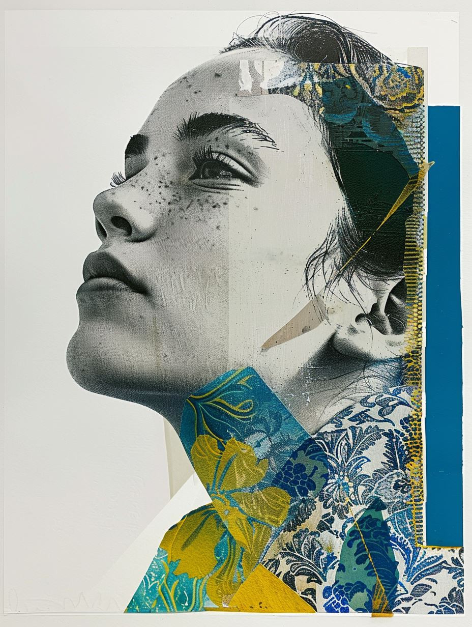 Fragmented Portraits in Mixed Media - Image 3