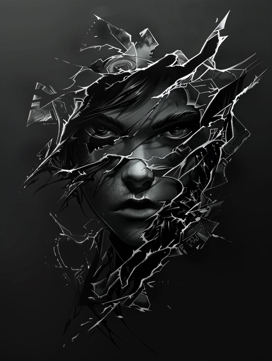 Noir Ethereal Portrait - Image 4