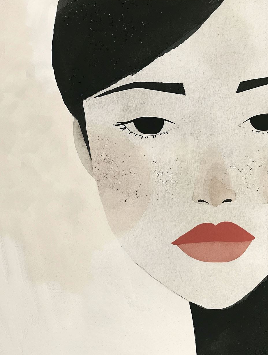 Minimalist Modernist Portrait Study - Image 3