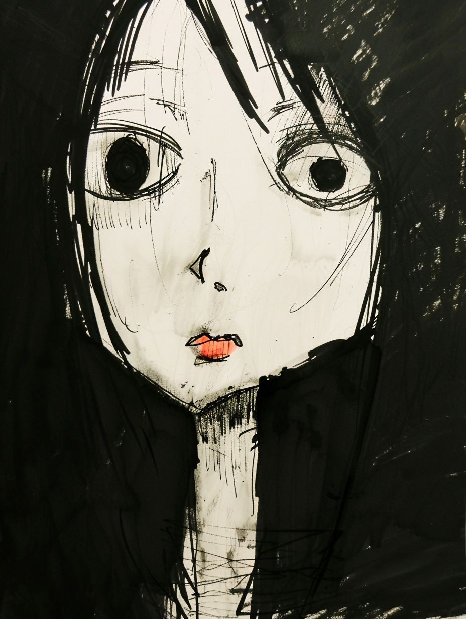 Haunting Monochrome Gothic Portraits - Image 1