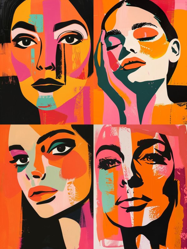 Prismatic Portraits of Modern Womanhood