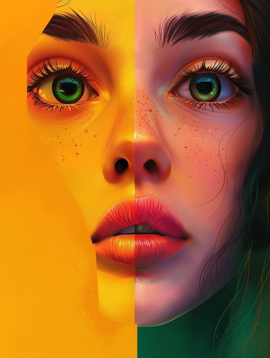 Golden Glow Digital Portrait Collection - Image 3