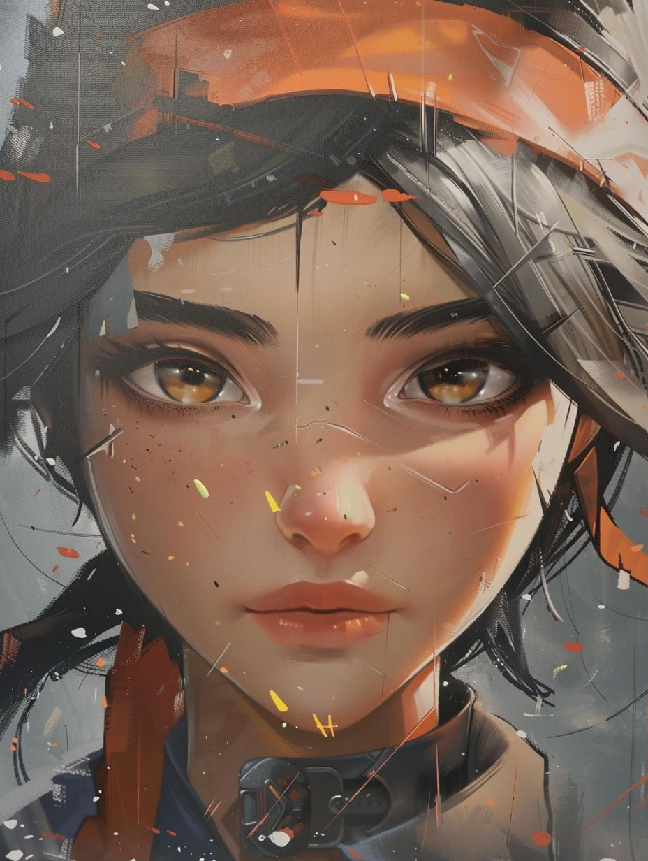 Digital Portraiture Art Study - Image 1