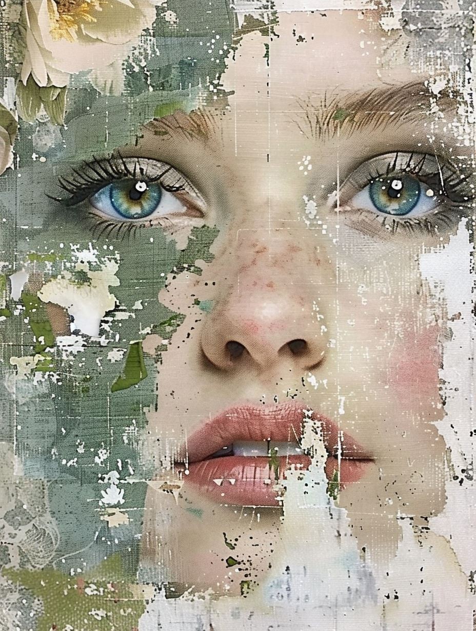 Fragmented Gaze of Ethereal Beauty - Image 4
