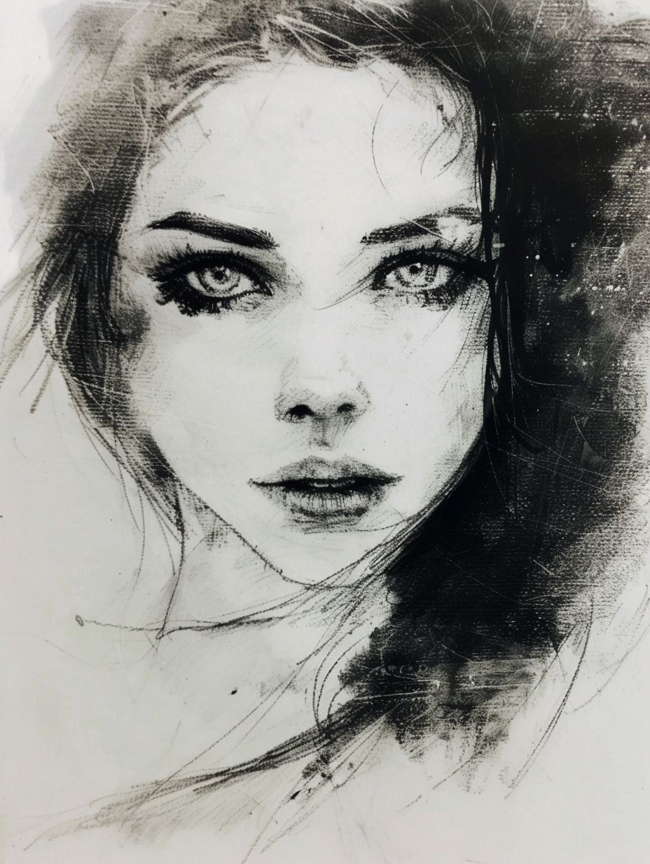 Echoes of a Soul in Charcoal - Image 1