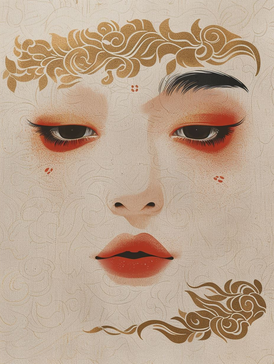 Golden Floral Ethereal Portraits - Image 4