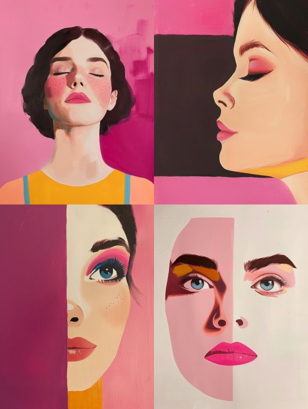 Vibrant Visions of Feminine Grace
