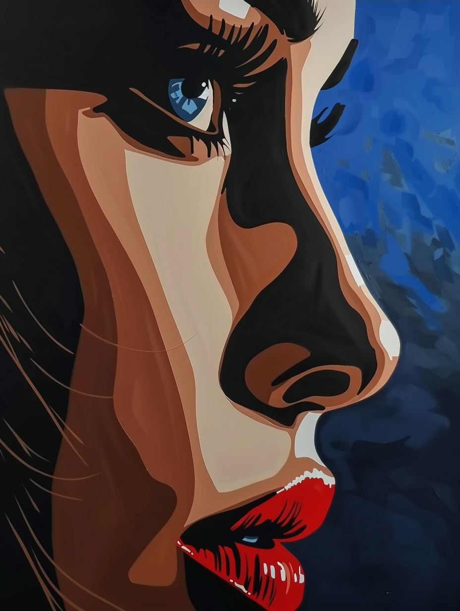 Modern Vector Portrait Study - Image 3