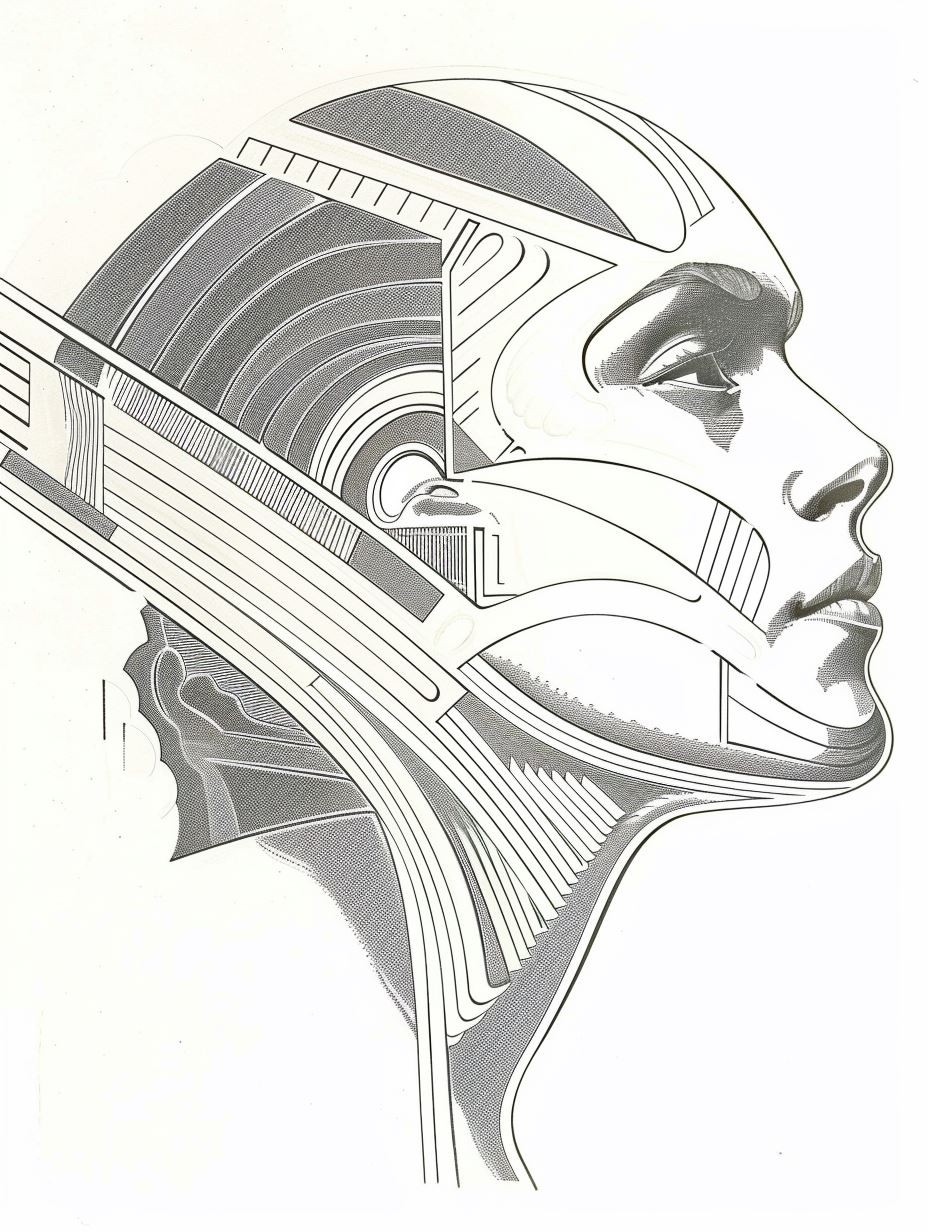 Geometric Portraits of Futuristic Women - Image 3