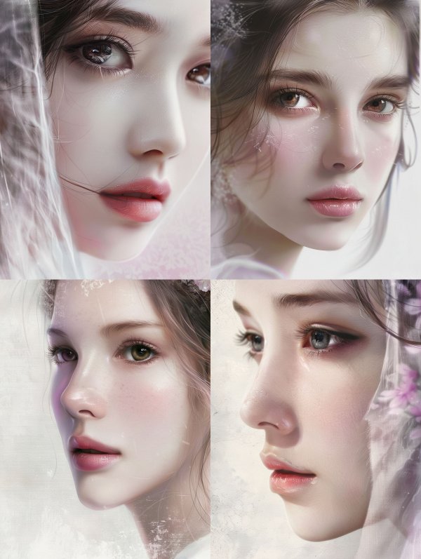 Ethereal Visions of Feminine Beauty