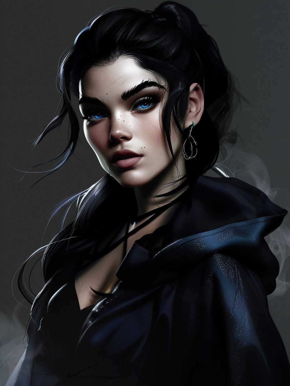 Shadows of Elegance: Dark Fantasy Portraits - Image 3