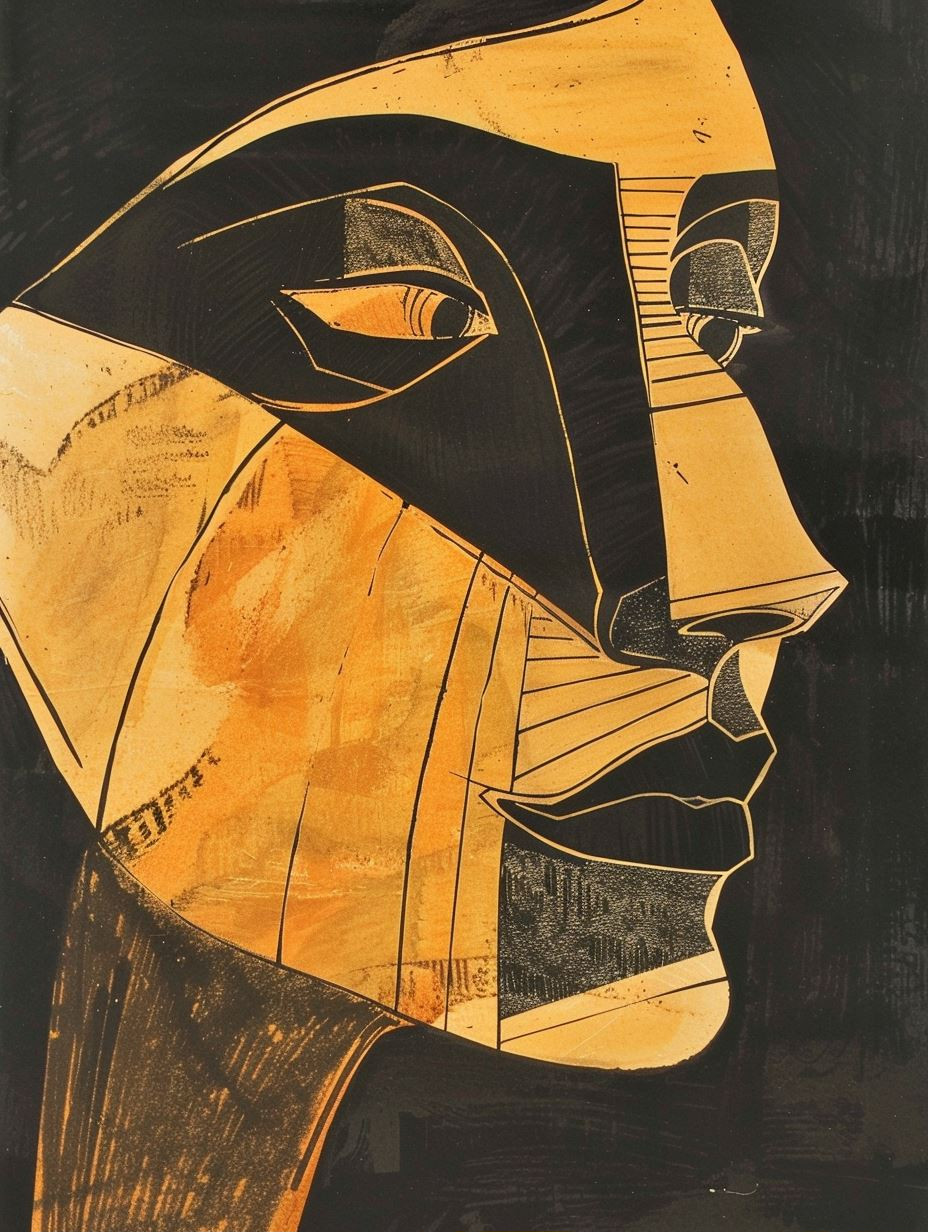 Golden Geometric Soul - Image 1