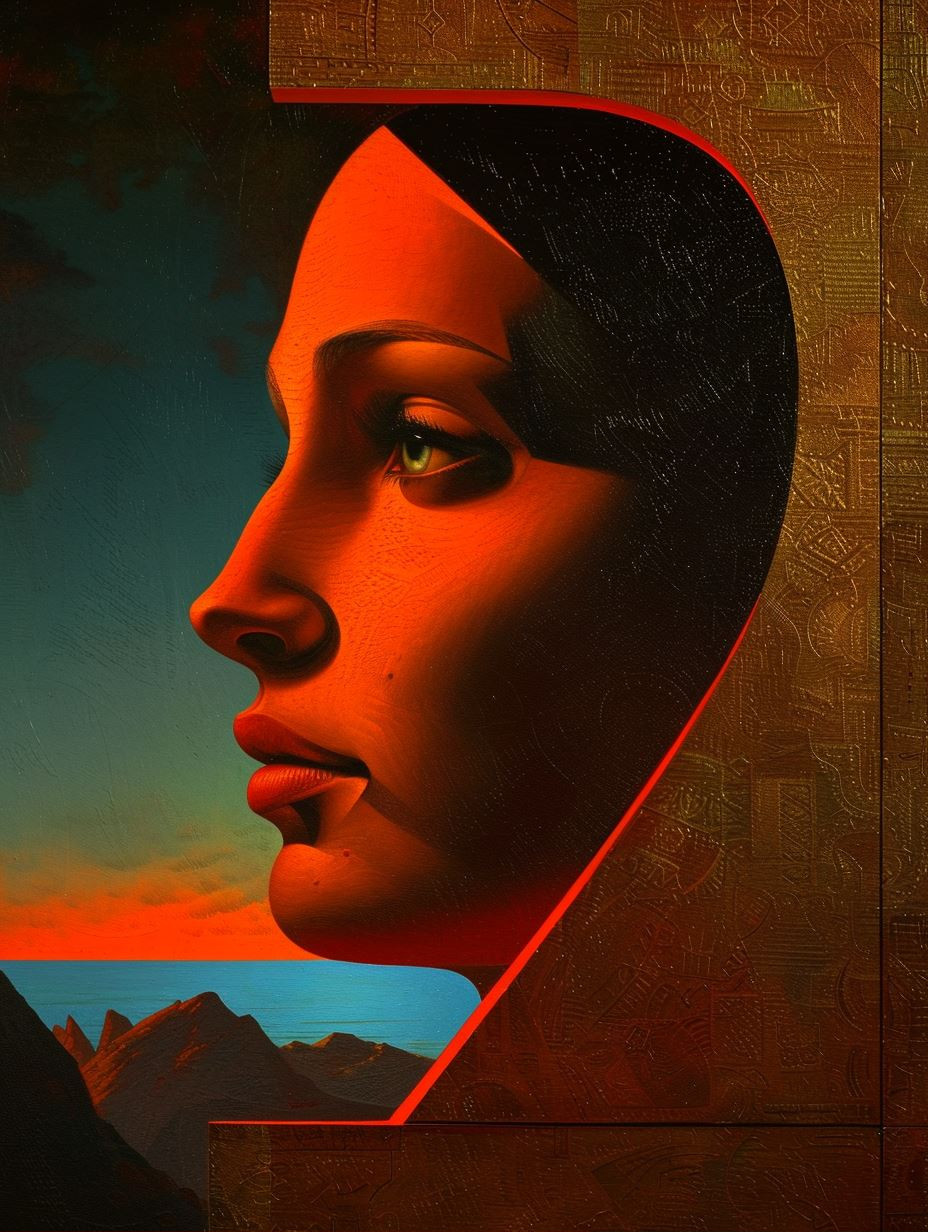 Surrealist Portraits of Divided Light - Image 1