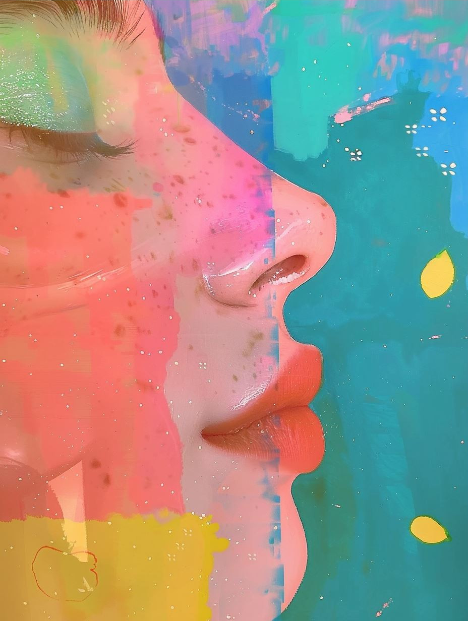 Ethereal Dreamscape Portrait Collage - Image 3