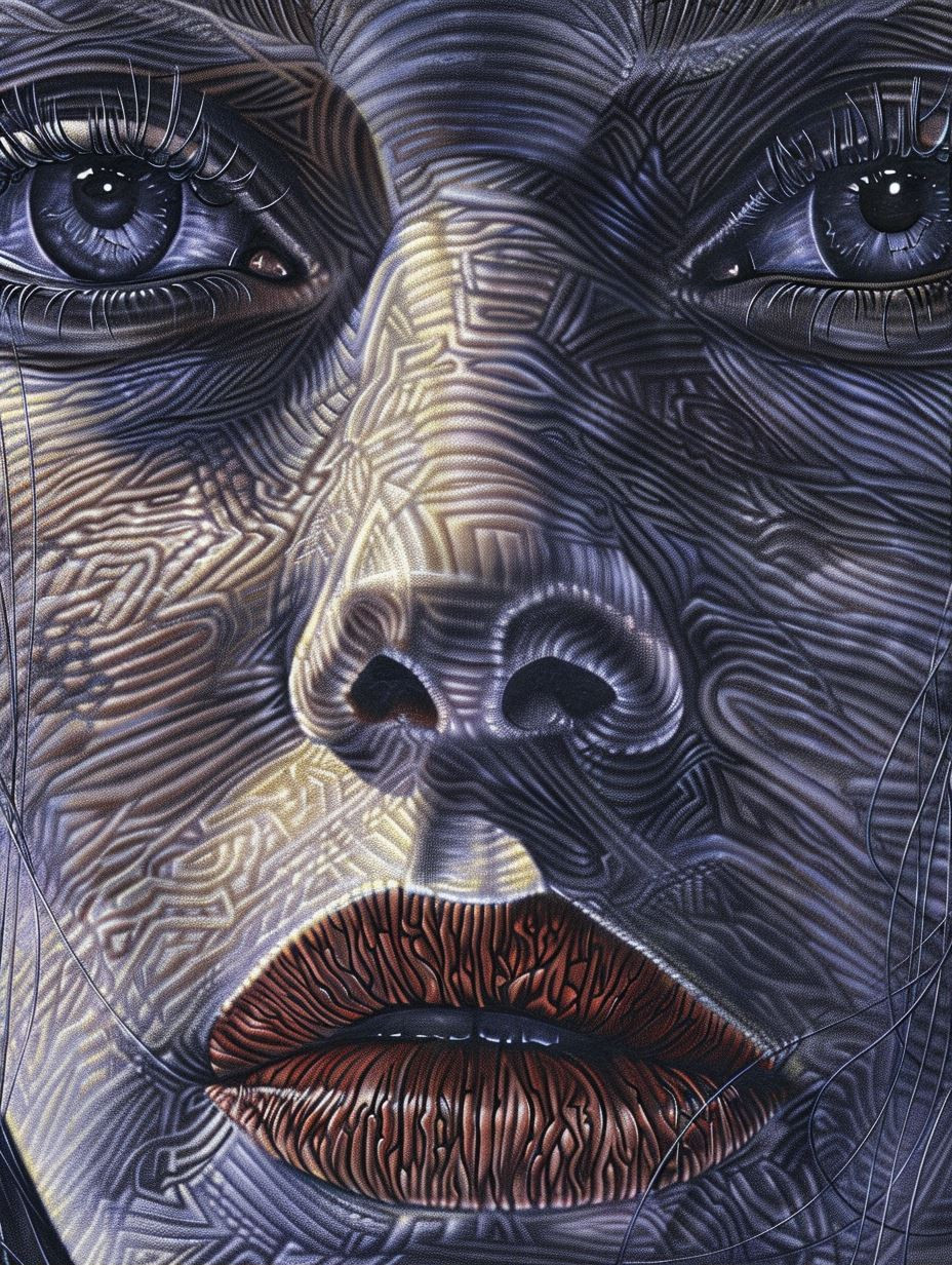 Etched Ethereal Visage - Image 1