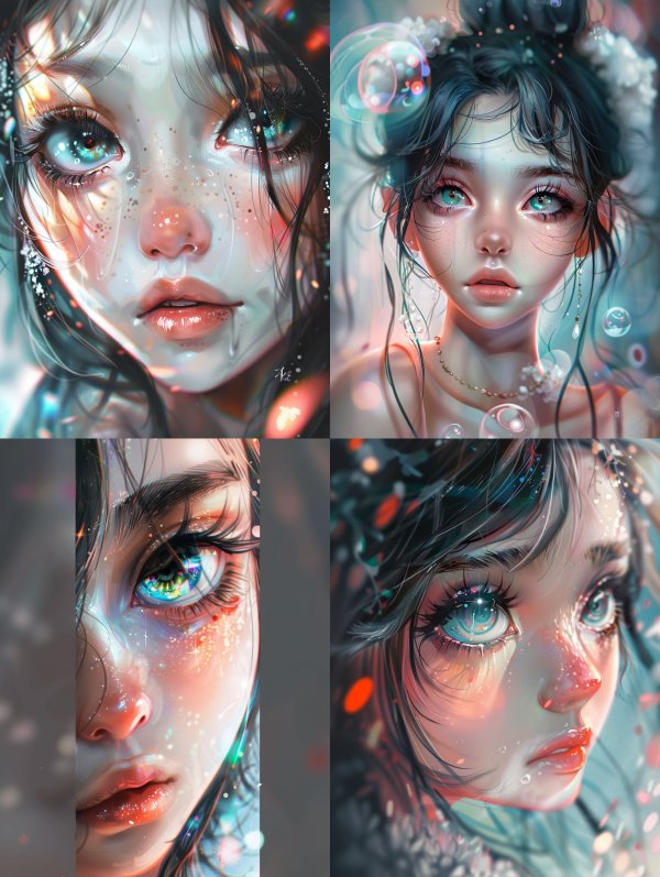 Ethereal Gaze of Crystal Dew