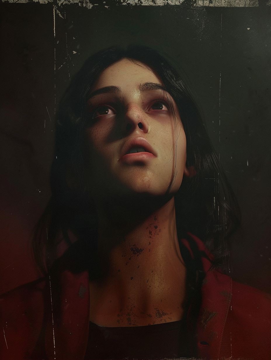 Haunting Gaze of Despair