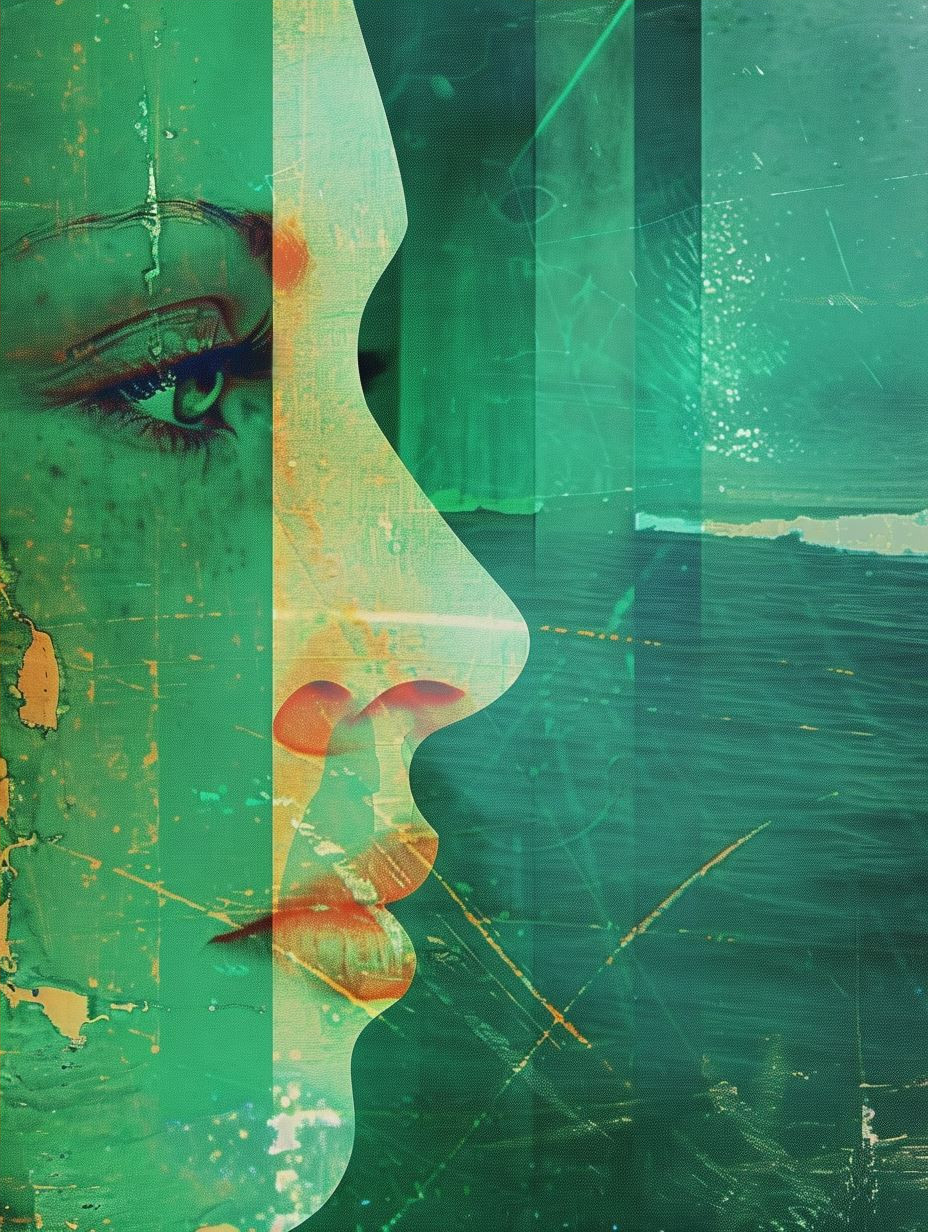 Emerald Dreams Ethereal Portrait - Image 4