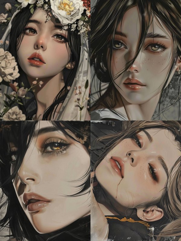 Ethereal Visions of Digital Beauty