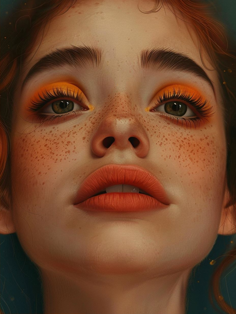 Surreal Gaze Through Paper - Image 2