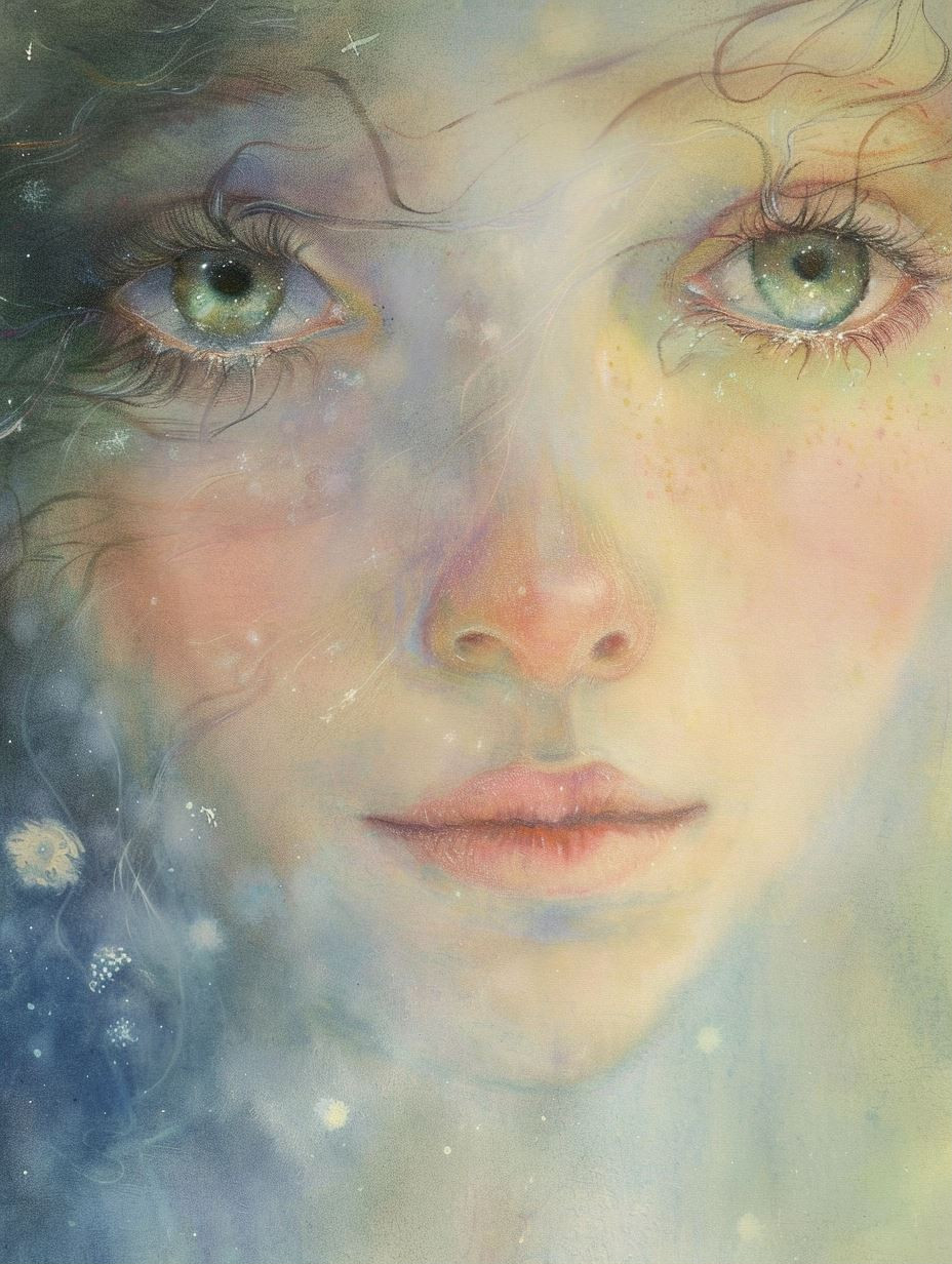 Ethereal Whispers of Dreamy Portraits - Image 1