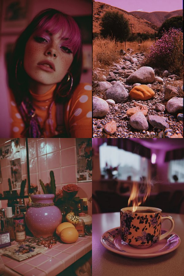 Dreamy Pastel Aesthetics Collage