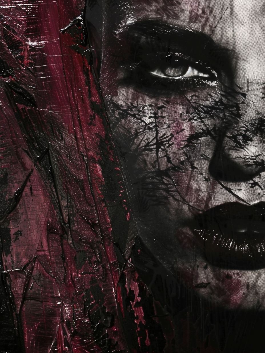 Crimson Chaos Portrait - Image 2