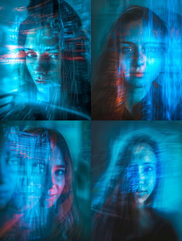 Digital Soul in Neon Flux