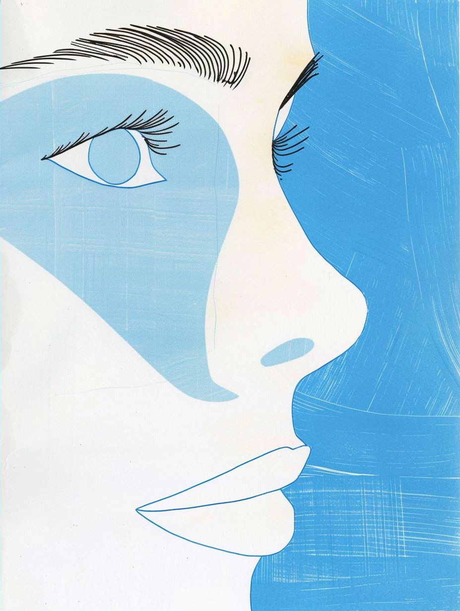 Fragmented Visions in Blue - Image 2