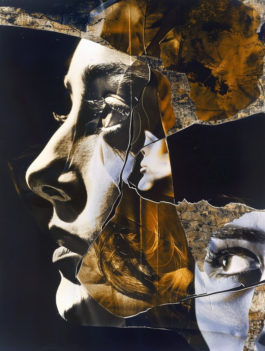 Noir Fragmented Beauty Study - Image 4