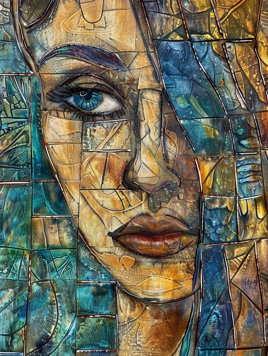 Fragmented Soul Geometric Portraits - Image 2