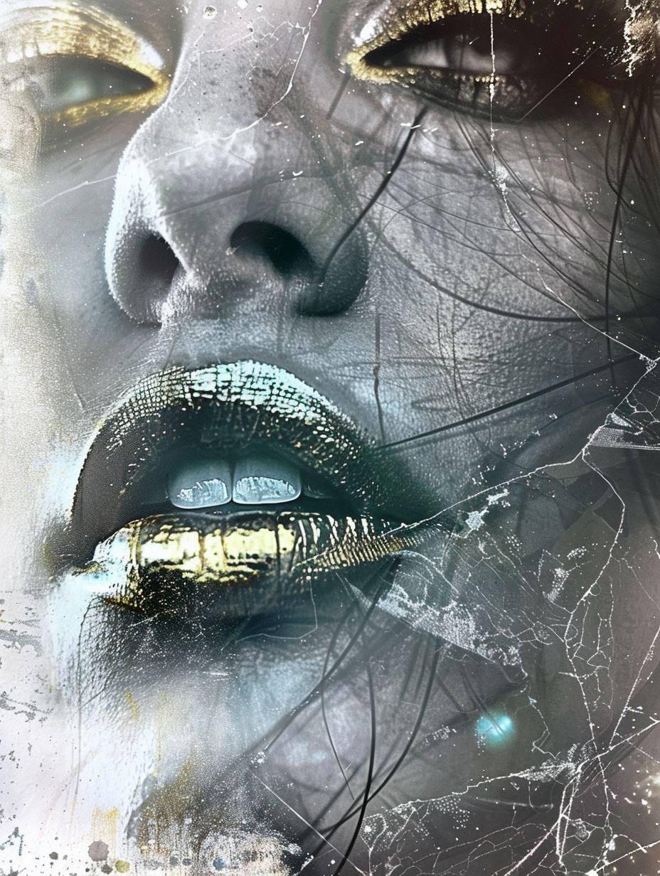 Glittering Gaze Through Frozen Glass - Image 4