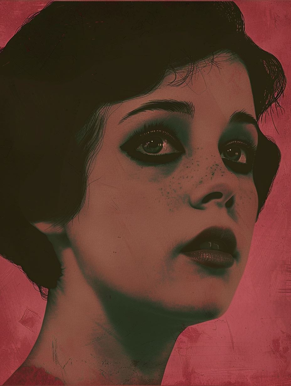 Crimson Noir Muse - Image 1