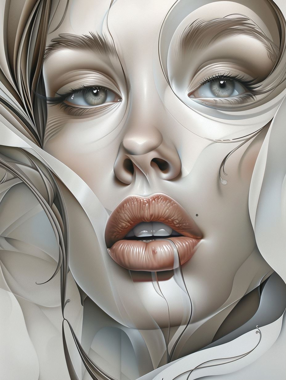 Fluid Ethereal Portraiture Study - Image 1