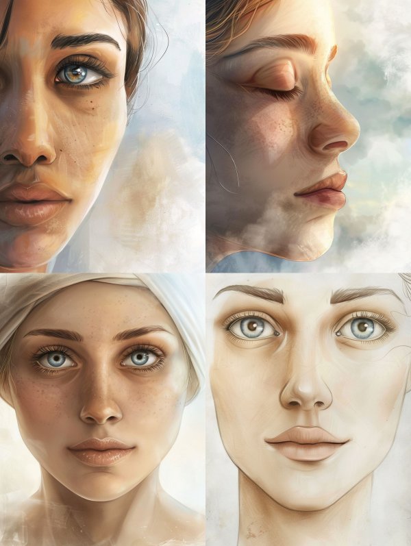Ethereal Visions of Feminine Beauty