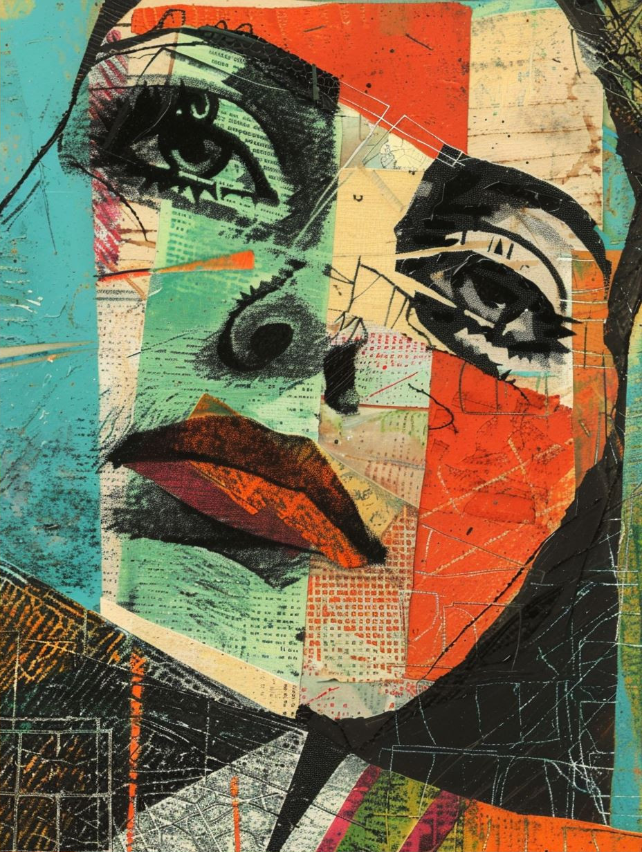 Fragmented Portraits in Abstract Color - Image 2