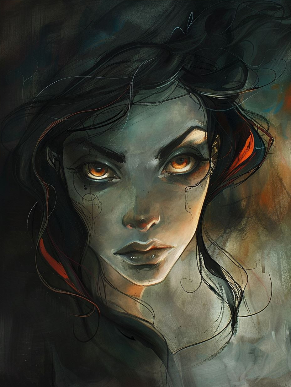 Ethereal Spirits of Fire and Shadow - Image 4