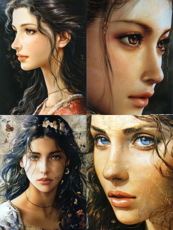 Ethereal Visions of Feminine Beauty