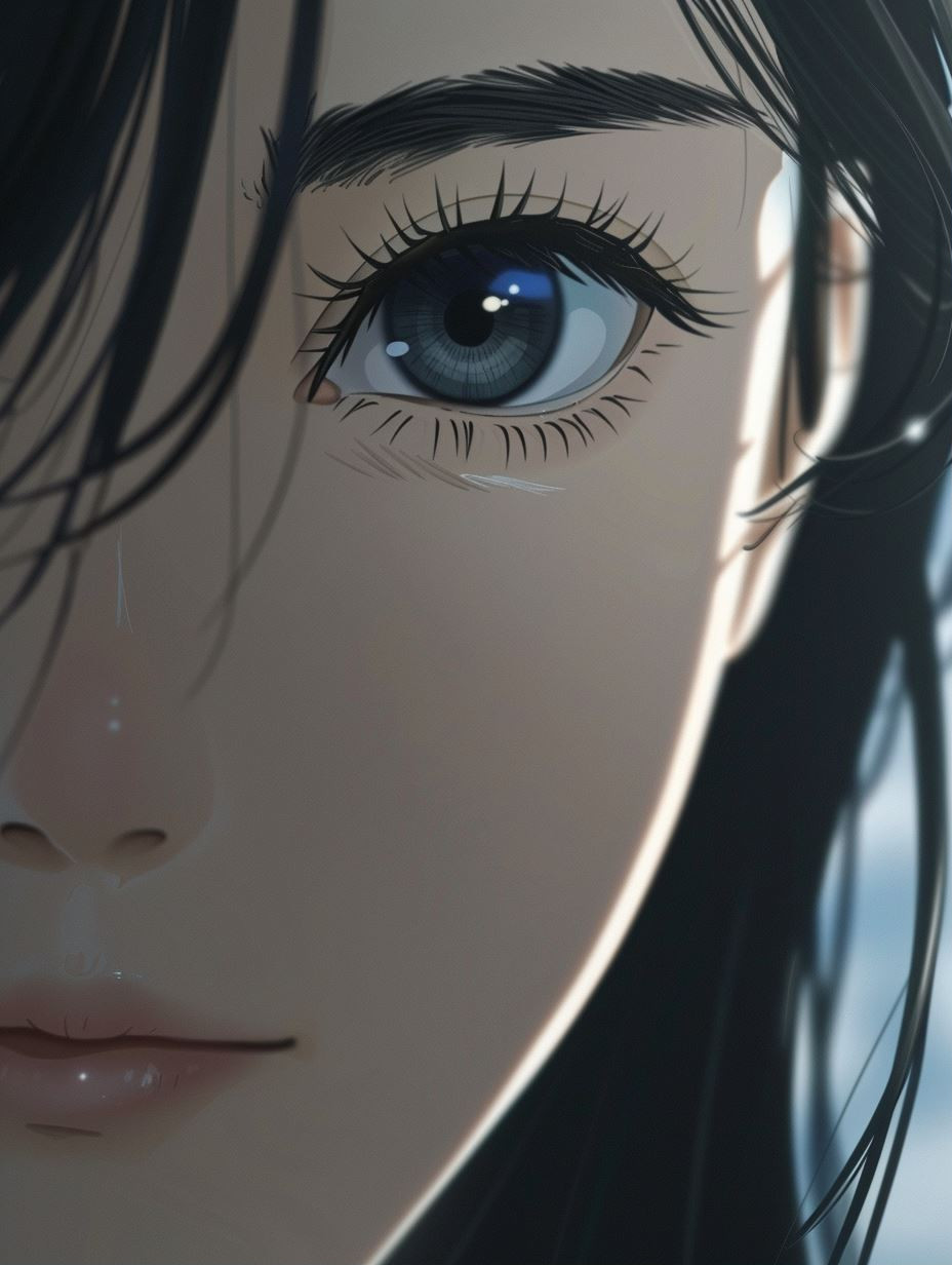 Ethereal Gaze of Midnight Ink - Image 1