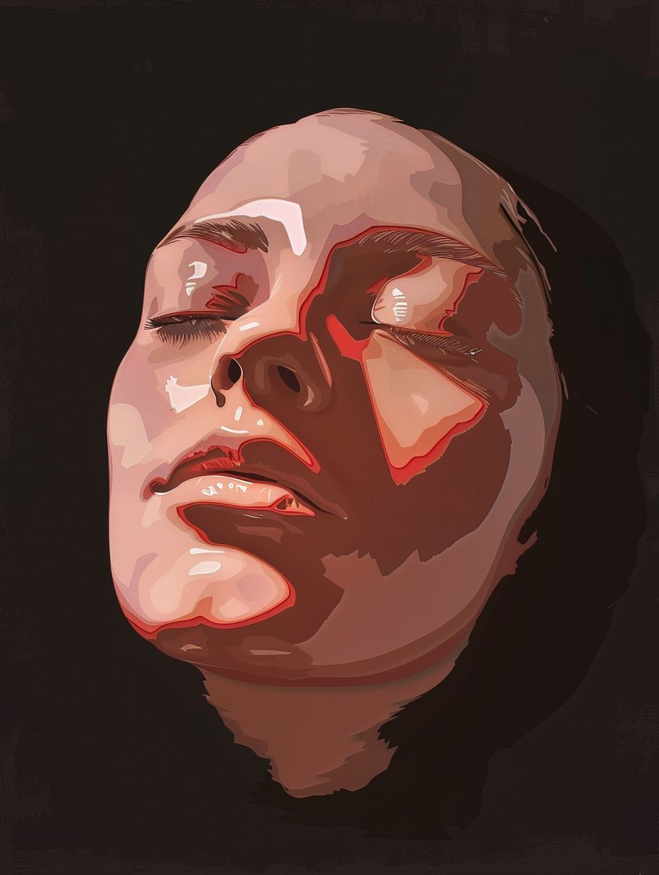 Dramatic Chiaroscuro Portrait Studies - Image 4