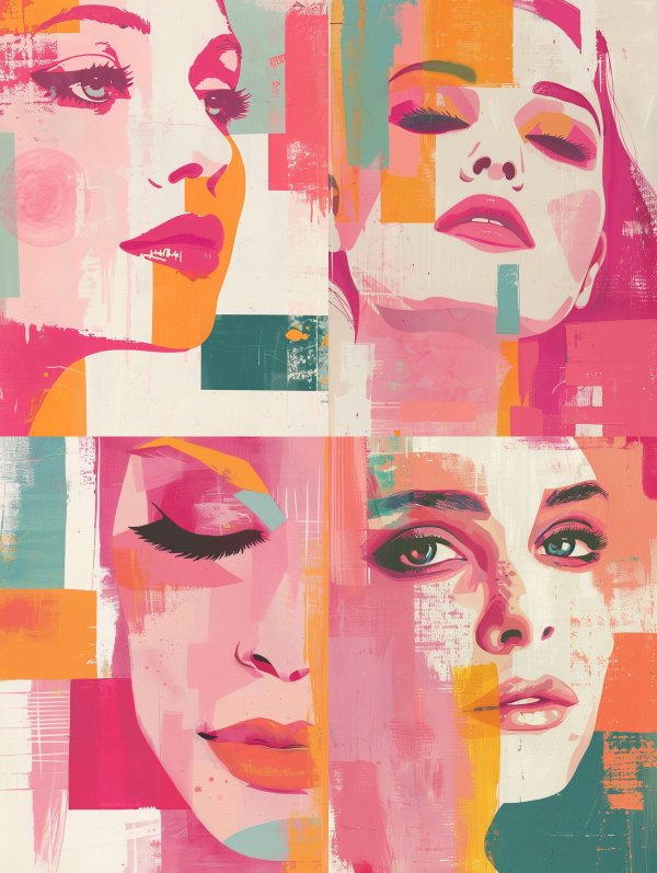 Prismatic Portraits of Modern Femininity